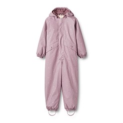 Wheat Thermo rainsuit Aiko - Soft lilac flowers